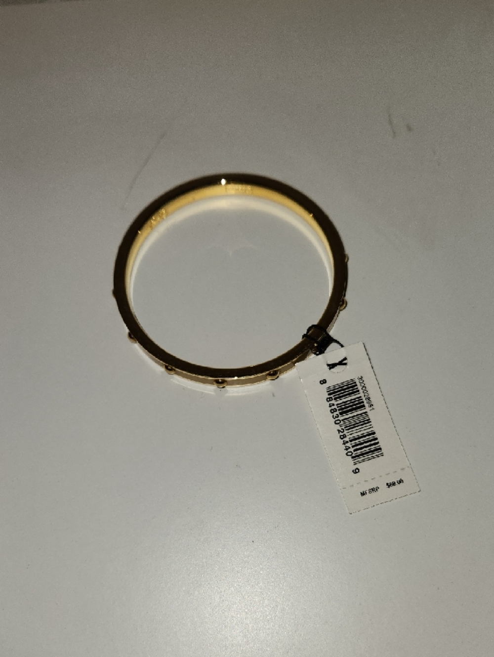Coach Gold Tone Studded Bangle Bracelet - Picture 5 of 5